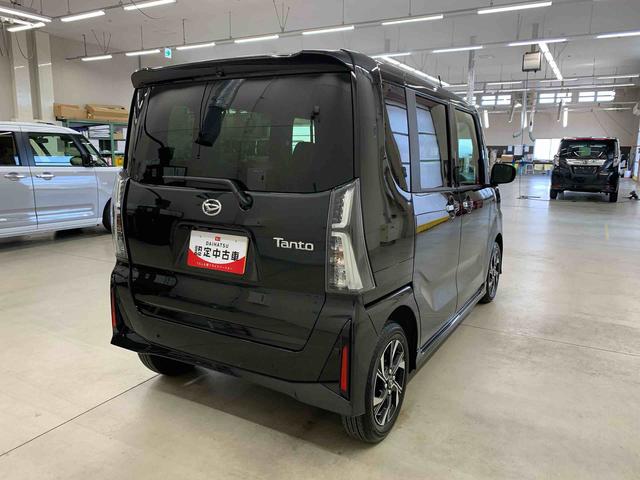 タントカスタムＸリミテッド　２ＷＤ　走行２０８キロ　ＥＴＣディスプレイオーディオ　バックカメラ　ＬＥＤヘッドライト　両側電動スライドドア　スマートアシスト　オートライト　シートヒーター　電動格納式ドアミラー　プッシュボタンスタート　オートエアコン（群馬県）の中古車