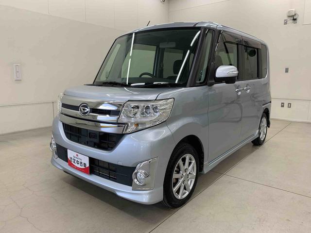 タントカスタムＸ　ＳＡ　２ＷＤ左側電動スライドドア・ＬＥＤヘッドライト・ナビ・バックカメラ・プッシュボタンスタート・アイドリングストップ・オートエアコン・スマートアシストｉ・電動格納式ドアミラー（群馬県）の中古車