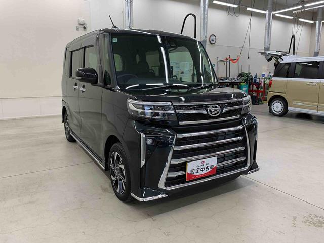 タントカスタムＸ　２ＷＤ両側電動スライドドア・ＬＥＤヘッドライト・ナビ・バックカメラ・シートヒーター・スマートアシスト・アイドリングストップ・プッシュボタンスタート・オートライト・オートマチックハイビーム・オートエアコン（群馬県）の中古車