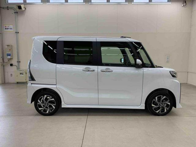 タントカスタムX 2WD両側電動スライドドア・LEDヘッドライト・オートライト・スマートアシスト・プッシュスタートボタン・アイドリングストップ・シートヒーター・電動格納式ドアミラー・電動パーキングブレーキ(群馬県)の中古車