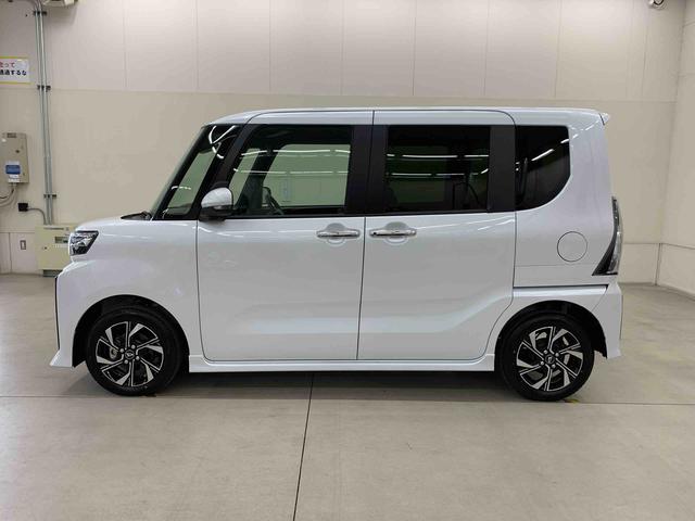 タントカスタムX 2WD両側電動スライドドア・LEDヘッドライト・オートライト・スマートアシスト・プッシュスタートボタン・アイドリングストップ・シートヒーター・電動格納式ドアミラー・電動パーキングブレーキ(群馬県)の中古車