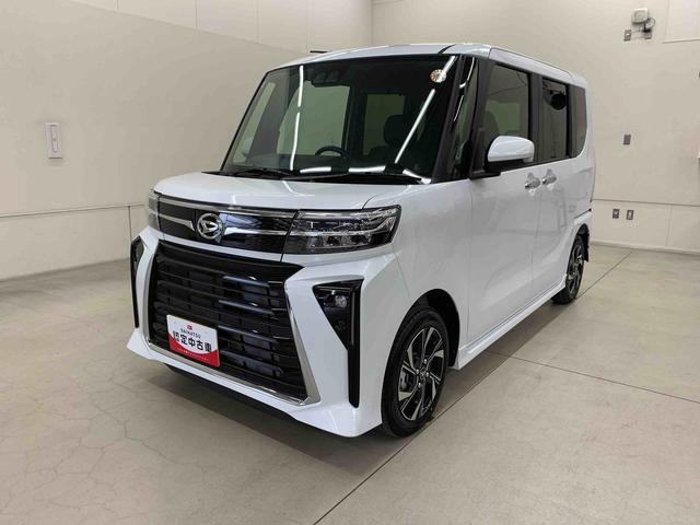 タントカスタムX 2WD両側電動スライドドア・LEDヘッドライト・オートライト・スマートアシスト・プッシュスタートボタン・アイドリングストップ・シートヒーター・電動格納式ドアミラー・電動パーキングブレーキ(群馬県)の中古車