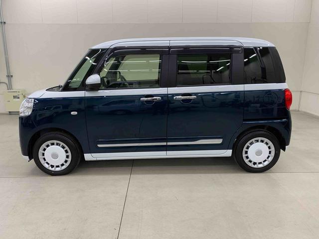 ムーヴキャンバスストライプスＧ　２ＷＤ両側電動スライドドア・ナビ・ドライブレコーダー・ＥＴＣ・ＬＥＤヘッドライト・オートライト・オートマチックハイビーム・プッシュスタートボタン・アイドリングストップ・シートヒーター・スマートアシスト（群馬県）の中古車