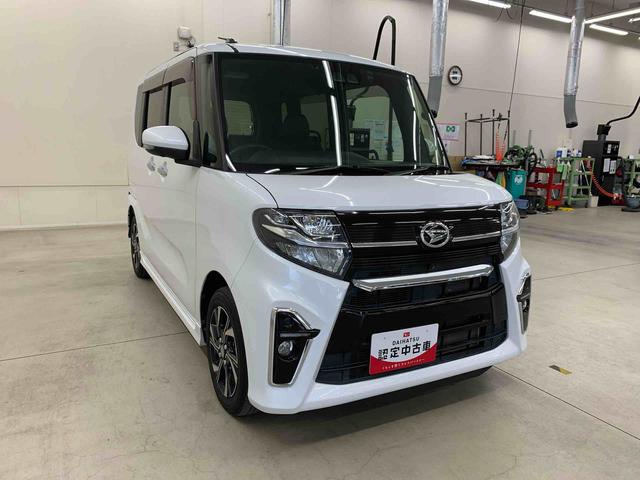 タントカスタムX 2WD両側電動スライドドア・LEDヘッドライト・ナビ・ドラレコ・パノラマモニター・ETC・シートヒーター・スマートアシスト・アイドリングストップ・プッシュボタンスタート・オートライト(群馬県)の中古車