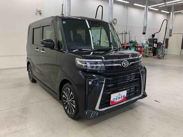 タントカスタムRS ecoIDLE非装着車 2WD両側電動スライドドア・LEDヘッドライト・オートライト・オートマチックハイビーム・プッシュボタンスタート・オートエアコン・シートヒーター・バックカメラ・電動格納式ドアミラー・スマートアシスト(群馬県)の中古車