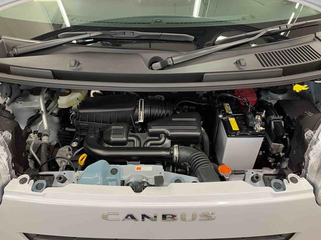ムーヴキャンバスストライプスG 2WD 走行15キロ両側電動スライドドア プッシュボタンスタート 運転席助手席シートヒーター スマートアシスト LEDヘッドライト オートライト 電動パーキングブレーキ バックカメラ オートエアコン(群馬県)の中古車