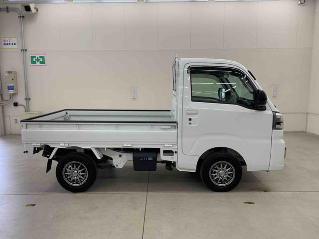 ハイゼットトラックEXT 4WD 走行14233キロ 純正ナビ7インチナビ LEDヘッドライト オートライト 5速MT マニュアルエアコン キーフリー プッシュボタンスタート アイドリングストップ 電動格納式ドアミラー スマートアシスト(群馬県)の中古車
