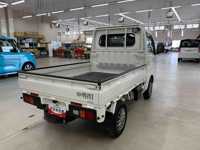 ハイゼットトラックEXT 4WD 走行14233キロ 純正ナビ7インチナビ LEDヘッドライト オートライト 5速MT マニュアルエアコン キーフリー プッシュボタンスタート アイドリングストップ 電動格納式ドアミラー スマートアシスト(群馬県)の中古車