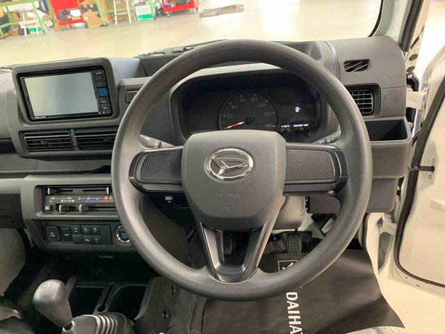 ハイゼットトラックEXT 4WD 走行14233キロ 純正ナビ7インチナビ LEDヘッドライト オートライト 5速MT マニュアルエアコン キーフリー プッシュボタンスタート アイドリングストップ 電動格納式ドアミラー スマートアシスト(群馬県)の中古車