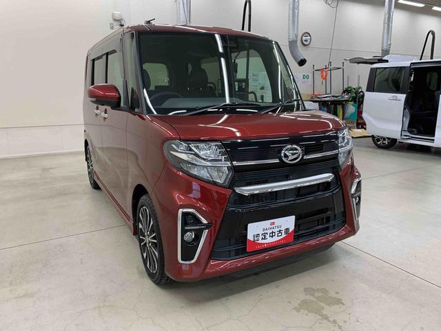 タントカスタムＲＳセレクション　２ＷＤ両側電動スライドドア・ＬＥＤヘッドライト・ナビ・ドラレコ・パノラマモニター・ＥＴＣ・シートヒーター・スマートアシスト・アイドリングストップ・プッシュボタンスタート・オートライト（群馬県）の中古車