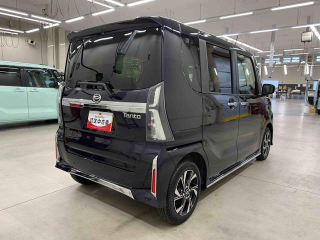 タントカスタムＸ　２ＷＤ両側電動スライドドア・ＬＥＤヘッドライト・ナビ・バックカメラ・シートヒーター・スマートアシスト・アイドリングストップ・プッシュボタンスタート・オートライト・オートマチックハイビーム・オートエアコン（群馬県）の中古車