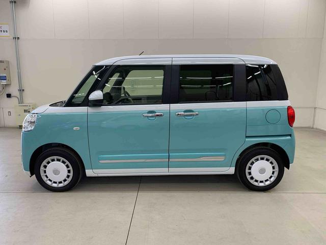 ムーヴキャンバスストライプスＧ　２ＷＤ両側電動スライドドア・ＬＥＤヘッドライト・オートライト・オートマチックハイビーム・プッシュスタートボタン・アイドリングストップ・シートヒーター・電動パーキングブレーキ・スマートアシスト（群馬県）の中古車