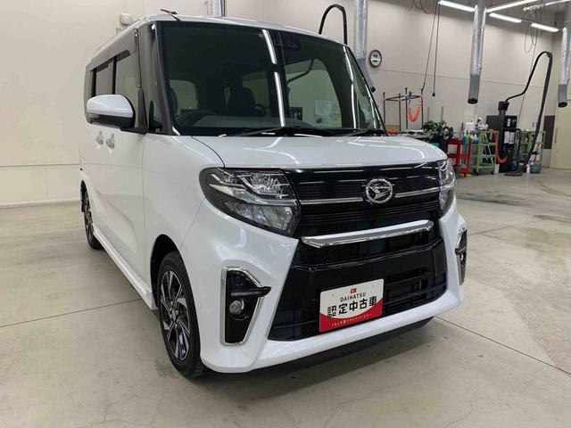 タントカスタムＸセレクション　２ＷＤ両側電動スライドドア・ＬＥＤヘッドライト・ナビ・バックカメラ・ＥＴＣ・シートヒーター・スマートアシスト・アイドリングストップ・プッシュボタンスタート（群馬県）の中古車
