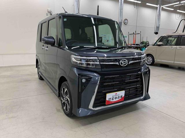 タントカスタムＸ　４ＷＤ両側電動スライドドア・ＬＥＤヘッドライト・パノラマモニター・シートヒーター・スマートアシスト・アイドリングストップ・プッシュボタンスタート・オートライト・オートマチックハイビーム・オートエアコン（群馬県）の中古車