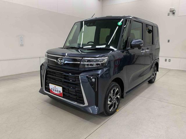 タントカスタムＸ　４ＷＤ両側電動スライドドア・ＬＥＤヘッドライト・パノラマモニター・シートヒーター・スマートアシスト・アイドリングストップ・プッシュボタンスタート・オートライト・オートマチックハイビーム・オートエアコン（群馬県）の中古車