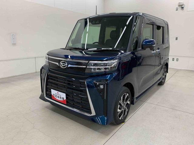 タントカスタムＸ　２ＷＤ両側電動スライドドア・ＬＥＤヘッドライト・ナビ・ドラレコ・パノラマモニター・ＥＴＣ・シートヒーター・スマートアシスト・アイドリングストップ・プッシュボタンスタート・オートライト・オートエアコン（群馬県）の中古車