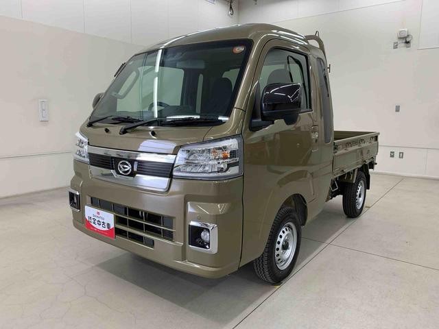 ハイゼットトラックジャンボエクストラ 4WDLEDヘッドライト・オートライト・オートマチックハイビーム・プッシュスタートボタン・アイドリングストップ・マニュアルエアコン・スマートアシスト・電動格納式ドアミラー(群馬県)の中古車