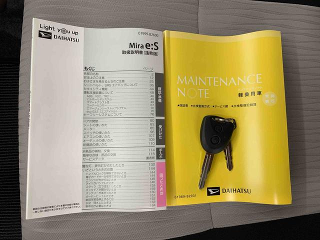 ミライースＸ　ＳＡIII　４ＷＤＬＥＤヘッドライト・オートライト・オートマチックハイビーム・ナビ・マニュアルエアコン・キーレスエントリー・アイドリングストップ・スマートアシストＩＩＩ・電動格納式ドアミラー（群馬県）の中古車