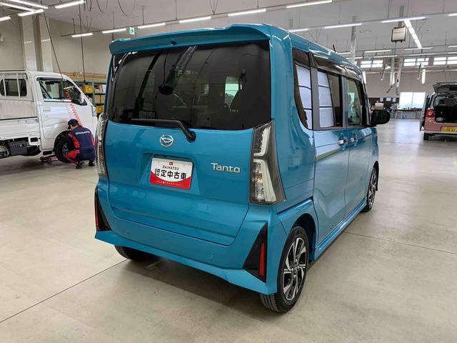 タントカスタムX 2WD両側電動スライドドア・LEDヘッドライト・オートライト・オートマチックハイビーム・プッシュスタートボタン・アイドリングストップ・シートヒーター・電動パーキングブレーキ・スマートアシスト(群馬県)の中古車