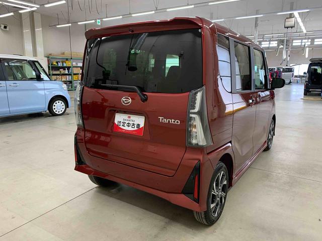 タントカスタムX 2WD両側電動スライドドア・LEDヘッドライト・オートライト・オートマチックハイビーム・プッシュスタートボタン・アイドリングストップ・シートヒーター・電動パーキングブレーキ・スマートアシスト(群馬県)の中古車