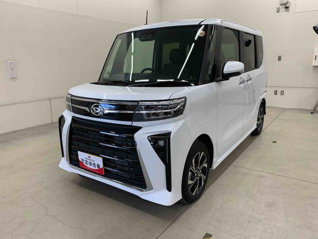 タントカスタムＸ　２ＷＤ両側電動スライドドア・ＬＥＤヘッドライト・オートライト・オートマチックハイビーム・プッシュボタンスタート・アイドリングストップ・オートエアコン・シートヒーター・電動格納式ドアミラー・スマートアシスト（群馬県）の中古車