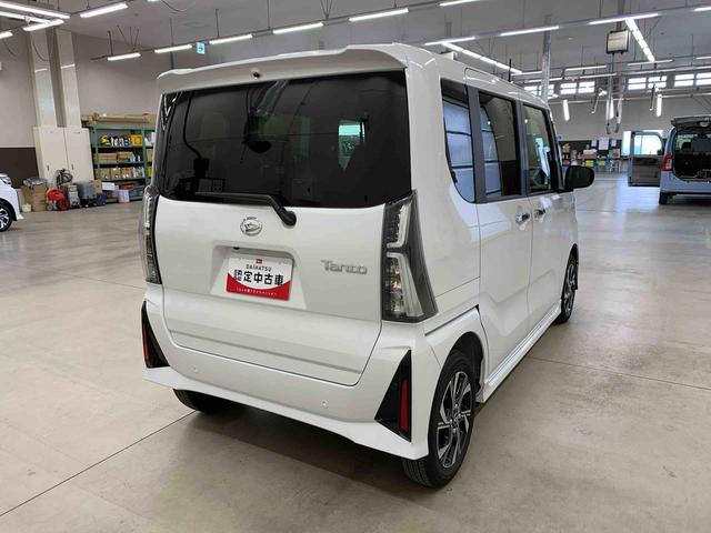 タントカスタムＸ　２ＷＤ両側電動スライドドア・ＬＥＤヘッドライト・オートライト・オートマチックハイビーム・プッシュボタンスタート・アイドリングストップ・オートエアコン・シートヒーター・電動格納式ドアミラー・スマートアシスト（群馬県）の中古車