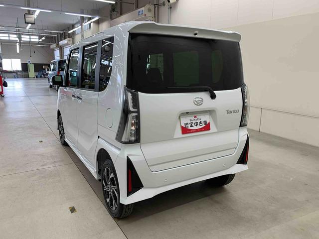 タントカスタムＸリミテッド　４ＷＤ両側電動スライドドア・ＬＥＤヘッドライト・オートライト・オートマチックハイビーム・プッシュボタンスタート・アイドリングストップ・シートヒーター・オートエアコン・電動パーキングブレーキ・スマートアシスト（群馬県）の中古車
