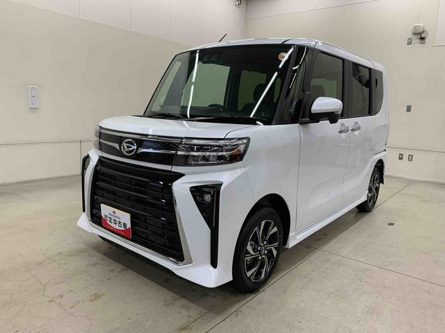 タントカスタムＸ　４ＷＤ両側電動スライドドア・ＬＥＤヘッドライト・オートライト・オートマチックハイビーム・プッシュボタンスタート・アイドリングストップ・オートエアコン・バックカメラ・電動パーキングブレーキ・スマートアシスト（群馬県）の中古車