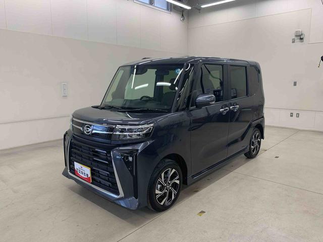 タントカスタムX 2WD両側電動スライドア・プッシュボタンスタート・アイドリングストップ・LEDヘッドライト・オートライト・オートマチックハイビーム・シートヒーター・バックカメラ・電動パーキングブレーキ・スマートアシスト(群馬県)の中古車
