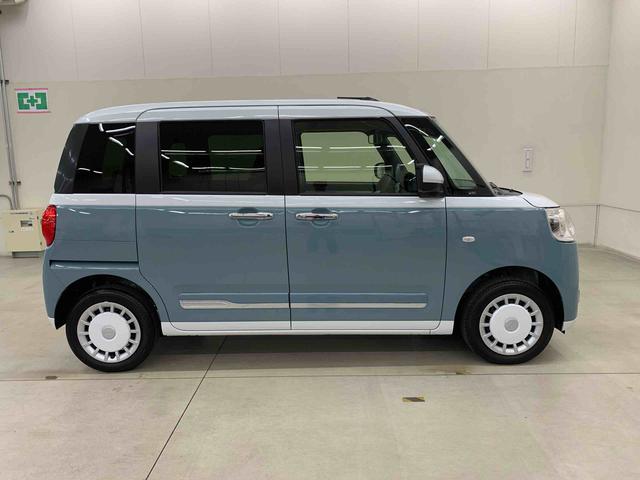 ムーヴキャンバスストライプスG 4WDプッシュボタンスタート オートエアコン 電動格納式ドアミラー LEDヘッドライト オートライト 両側電動スライドドア シートヒーター アイドリングストップ バックカメラ スマートアシスト(群馬県)の中古車