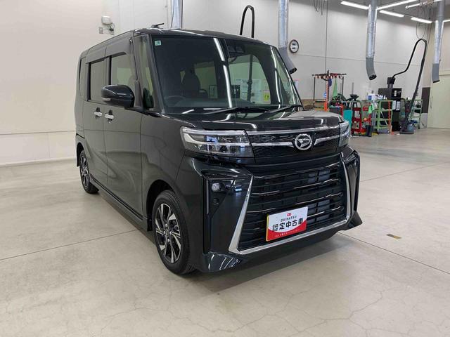 タントカスタムXリミテッド 2WD 走行1253キロ ETC9インチディスプレイオーディオ プッシュボタンスタート LEDヘッドライト シートヒーター バックカメラ ETC オートライト 両側電動スライドドア 電動パーキングブレーキ スマートアシスト(群馬県)の中古車