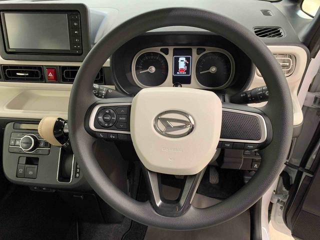 ムーヴキャンバスストライプスＧ　２ＷＤ　走行２６２５１キロ　ナビ　ドラレコ両側電動スライドドア　ナビ　ドライブレコーダー　ＬＥＤヘッドライト　シートヒーター　プッシュボタンスタート　スマートアシスト　オートライト　バックカメラ　キーフリー　電動パーキングブレーキ（群馬県）の中古車