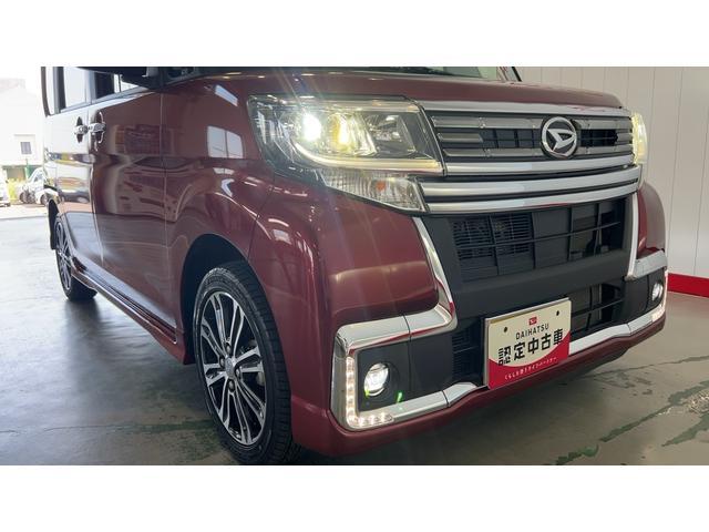 タントカスタムＲＳ　トップエディションＳＡIIIターボ　純正ナビ　後席モニター　ドラレコ　バックカメラ　両側パワースライドドア　アイドリングストップ　ＬＥＤヘッドランプ　オートエアコン　スマートキー　１５インチアルミホイール　衝突被害軽減システム（茨城県）の中古車