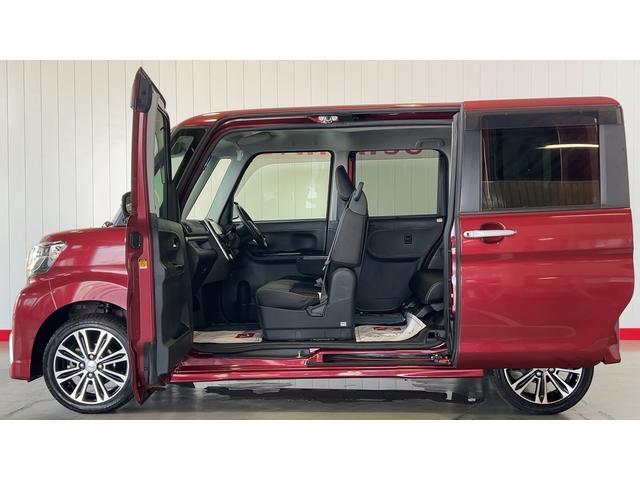 タントカスタムＲＳ　トップエディションＳＡIIIターボ　純正ナビ　後席モニター　ドラレコ　バックカメラ　両側パワースライドドア　アイドリングストップ　ＬＥＤヘッドランプ　オートエアコン　スマートキー　１５インチアルミホイール　衝突被害軽減システム（茨城県）の中古車