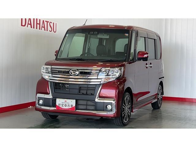 タントカスタムＲＳ　トップエディションＳＡIIIターボ　純正ナビ　後席モニター　ドラレコ　バックカメラ　両側パワースライドドア　アイドリングストップ　ＬＥＤヘッドランプ　オートエアコン　スマートキー　１５インチアルミホイール　衝突被害軽減システム（茨城県）の中古車