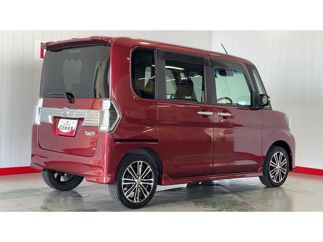 タントカスタムＲＳ　トップエディションＳＡIIIターボ　純正ナビ　後席モニター　ドラレコ　バックカメラ　両側パワースライドドア　アイドリングストップ　ＬＥＤヘッドランプ　オートエアコン　スマートキー　１５インチアルミホイール　衝突被害軽減システム（茨城県）の中古車