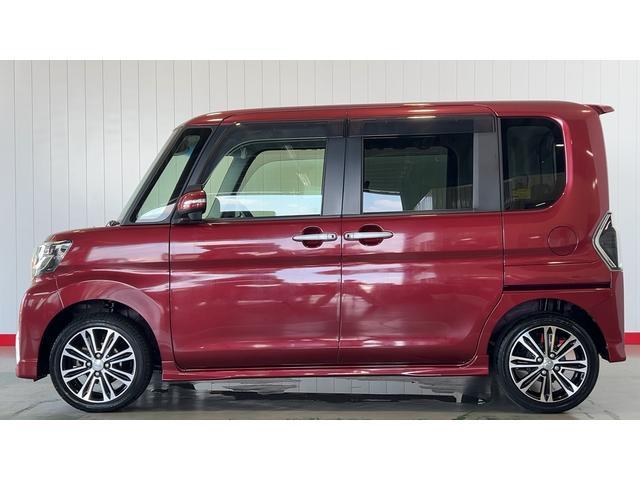 タントカスタムＲＳ　トップエディションＳＡIIIターボ　純正ナビ　後席モニター　ドラレコ　バックカメラ　両側パワースライドドア　アイドリングストップ　ＬＥＤヘッドランプ　オートエアコン　スマートキー　１５インチアルミホイール　衝突被害軽減システム（茨城県）の中古車