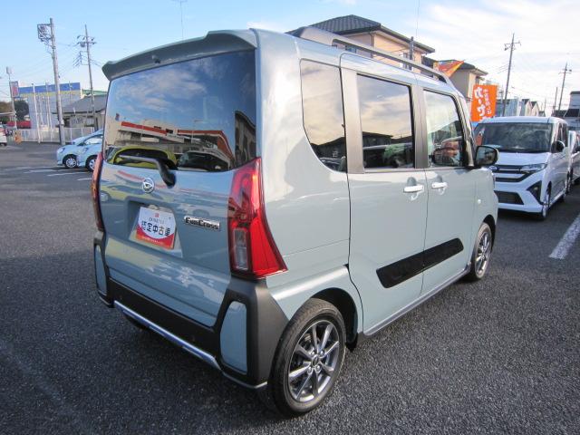 タントファンクロス衝突軽減システム　衝突安全ボディ　アイドリングストップ搭載　両側電動スライドドア　オートライト　ＬＥＤヘッドライト　フォグランプ　運転席助手席シートヒーター　レーンキープアシスト（栃木県）の中古車