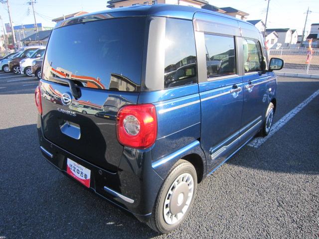 ムーヴキャンバスセオリーＧナビゲーションシステム　電動格納式ミラー　ドライブレコーダー　ＬＥＤヘッドライト　ＬＥＤフォグランプ　オートライト　両側電動スライドドア　バックカメラ　運転席助手席シートヒーター　スマートアシスト（栃木県）の中古車