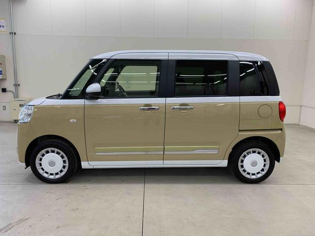 ムーヴキャンバスストライプスＧ　２ＷＤ２ＷＤ　ＣＶＴ　両側電動スライドドア　スマートアシスト　衝突回避支援ブレーキ　シートヒーター　ホッとカップホルダー　置きラクＢＯＸ　コーナーセンサー　電動パーキングブレーキ　バックカメラ対応車（群馬県）の中古車