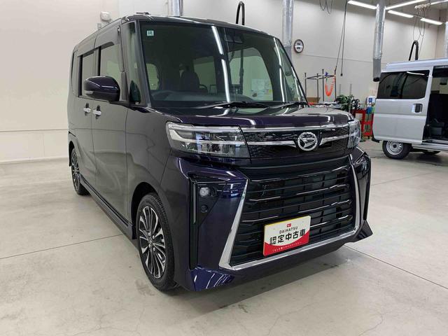 タントカスタムＲＳ　２ＷＤ２ＷＤ　ＣＶＴ　両側電動スライドドア　ＬＥＤヘッドライト　バックカメラｔ対応車　シートヒーター　プッシュボタンスタート　スマートアシスト　衝突回避支援ブレーキ　アイドリングストップ　ターボ車（群馬県）の中古車