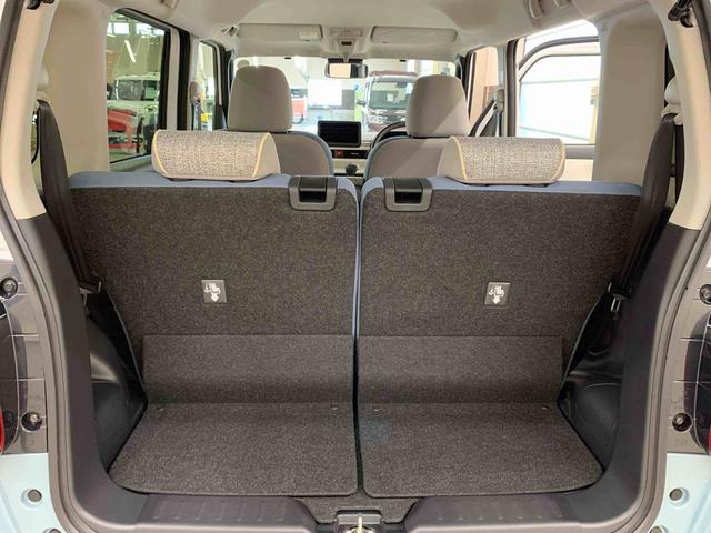 ムーヴキャンバスストライプスＧ　２ＷＤ２ＷＤ　ＣＶＴ　両側電動スライドドア　ＬＥＤヘッドライト　バックカメラ対応車　シートヒーター　スマートアシスト　衝突回避支援ブレーキ　プッシュボタンスタート　電動パーキングブレーキ　置きラクＢＯＸ（群馬県）の中古車