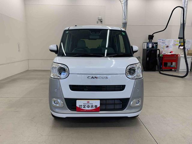 ムーヴキャンバスストライプスＧ　２ＷＤ２ＷＤ　ＣＶＴ　両側電動スライドドア　ＬＥＤヘッドライト　バックカメラ対応車　シートヒーター　スマートアシスト　アイドリングストップ　ホッとカップホルダー　置きラクボックス　電動パーキングブレーキ（群馬県）の中古車