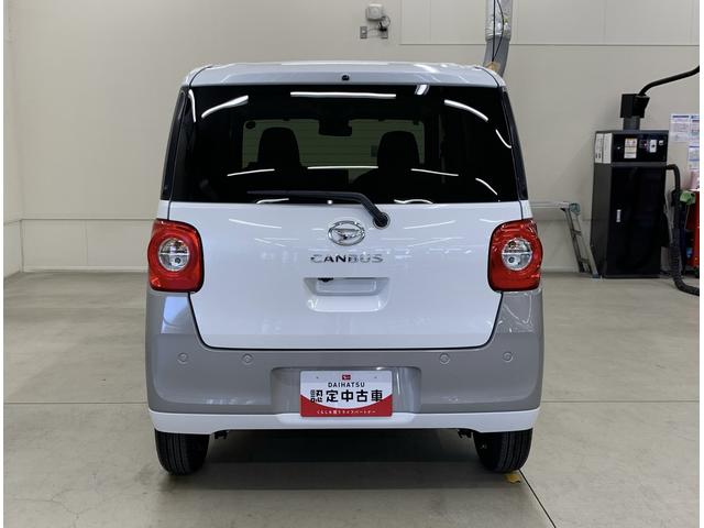 ムーヴキャンバスストライプスＧ　２ＷＤ２ＷＤ　ＣＶＴ　両側電動スライドドア　ＬＥＤヘッドライト　バックカメラ対応車　シートヒーター　スマートアシスト　アイドリングストップ　ホッとカップホルダー　置きラクボックス　電動パーキングブレーキ（群馬県）の中古車