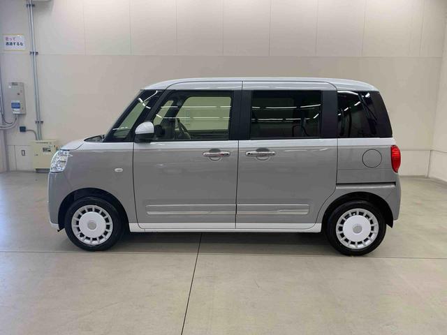 ムーヴキャンバスストライプスＧ　２ＷＤ２ＷＤ　ＣＶＴ　両側電動スライドドア　ＬＥＤヘッドライト　バックカメラ対応車　シートヒーター　スマートアシスト　アイドリングストップ　ホッとカップホルダー　置きラクボックス　電動パーキングブレーキ（群馬県）の中古車