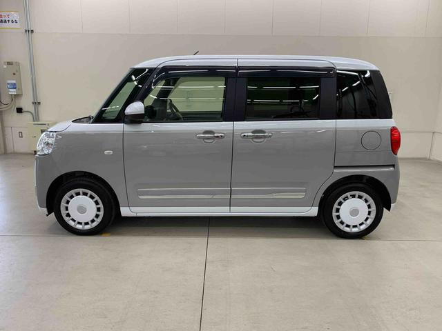 ムーヴキャンバスストライプスＧ　２ＷＤ２ＷＤ　ＣＶＴ　両側電動スライドドア　ＬＥＤヘッドライト　バックカメラ対応車　シートヒーター　スマートアシスト　オートライト　ホッとカップホルダー　置きラクＢＯＸ　電動パーキングブレーキ（群馬県）の中古車