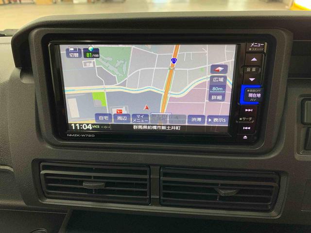 ハイゼットカーゴハイゼットスローパー／ＳＩＭ　２ＷＤ福祉車両・ナビ・ドライブレコーダー・ＥＴＣ・オートライト・オートマチックハイビーム・キーレスエントリー・アイドリングストップ・マニュアルエアコン・スマートアシスト（群馬県）の中古車