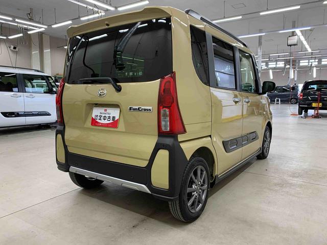 タントファンクロス 2WD両側電動スライドドア・LEDヘッドライト・オートライト・オートマチックハイビーム・プッシュスタートボタン・アイドリングストップ・シートヒーター・電動パーキングブレーキ・スマートアシスト(群馬県)の中古車