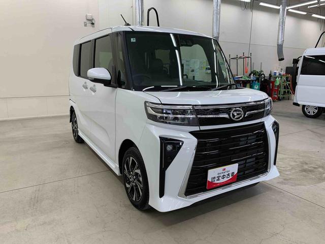 タントカスタムX 2WD両側電動スライドドア・LEDヘッドライト・オートライト・オートマチックハイビーム・プッシュスタートボタン・アイドリングストップ・シートヒーター・電動パーキングブレーキ・スマートアシスト(群馬県)の中古車