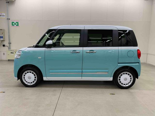 ムーヴキャンバスストライプスG 2WD両側電動スライドドア・プッシュスタートボタン・アイドリングストップ・LEDヘッドライト・オートライト・オートエアコン・シートヒーター・ホッとカップホルダー・スマートアシスト・電動パーキングブレーキ(群馬県)の中古車